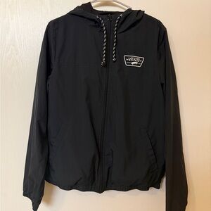 Vans Black Hooded Windbreaker
